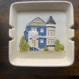 Otagiri Blue and Green Ceramic Dish